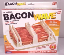 Emson Original Bacon Wave Microwave Bacon Tray NEW in Box