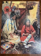 Ceaco Traditions Native American Girls Culture 1000 Piece Puzzle