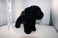Douglas Cuddle Toys Abraham Black Lab 8" Puppy Plush Stuffed Animal Toy