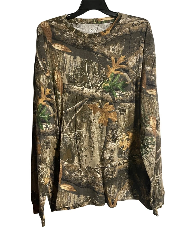 Realtree Outfitters Mens 3XL Long-Sleeve Camo Shirts Cotton/Poly 2 Pack - Image 2 of 4