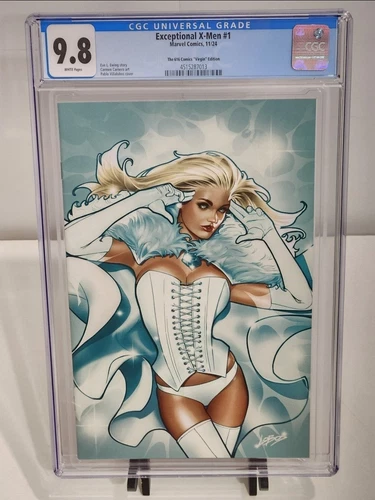 Exceptional X-Men #1 Pablo Villalobos Emma Frost Virgin Variant CGC 9.8