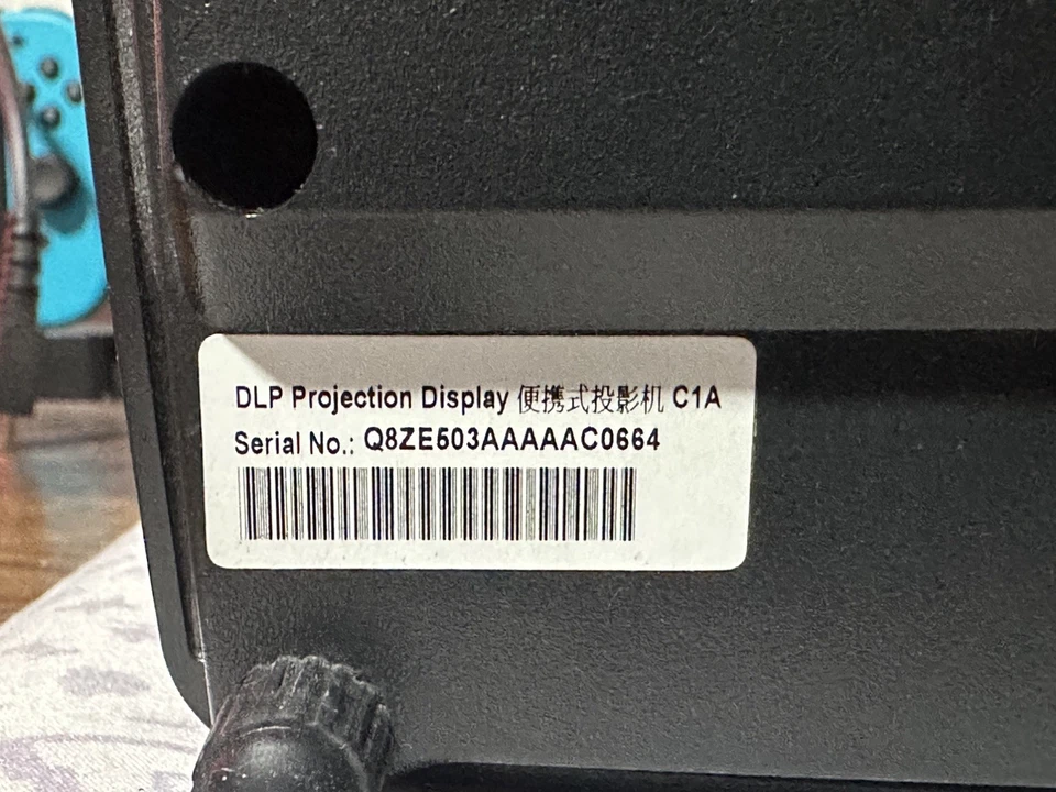 720Hrs - Optoma VDHDNL DLP Full 3D 1080p Movie Projector HDMI VGA - Image 4 of 4