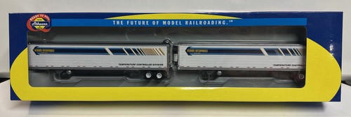 Remolques frigoríficos utilitarios Athearn escala HO Werner Enterprise 53' paquete de 2 #28457 nuevos en stock | Condition: New