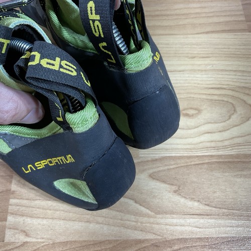 La Sportiva Tarantulace Herren Kletterschuhe Größe 13 Kiwigrün Grau Schwarz - Bild 7 von 12