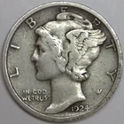 1924-P Mercury Dime - VF (Lot#1)