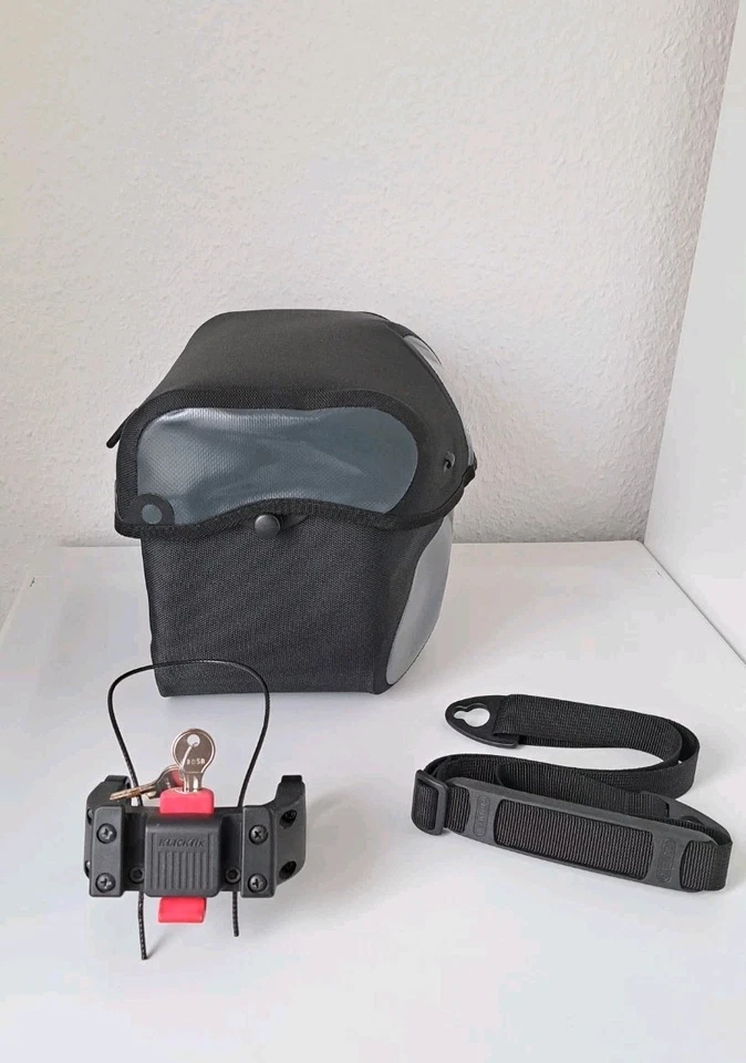 Ortlieb Lenkertasche Ortlieb Classic grau + KLICKFIX Halterung Mit 2 Schlüssel - Bild 4 von 4