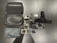 GoPro Hero 4 Silver with Hard Case, Head Mount, Accesories & More!