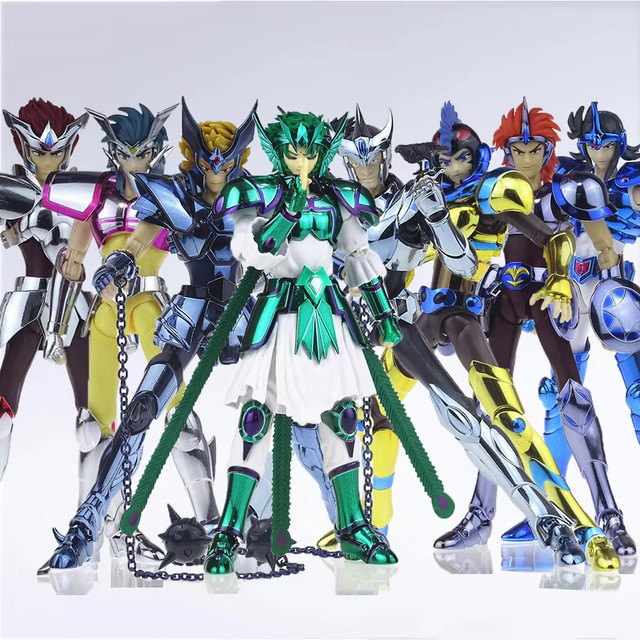 Figuras de Caballeros de Plata del Zodiaco Saint Seiya EX Myth colección manga
