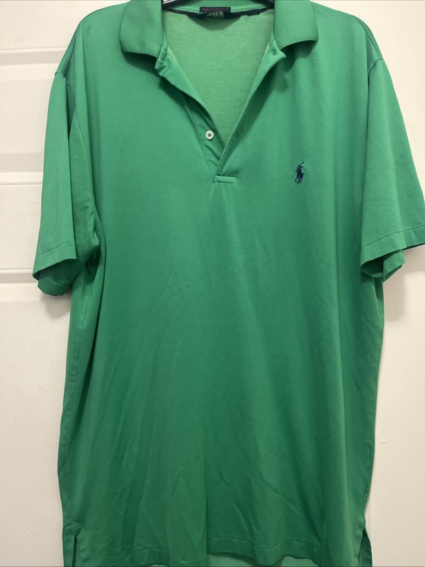 Medium Green Ralph Lauren Polo Golf Dri fit Shirt