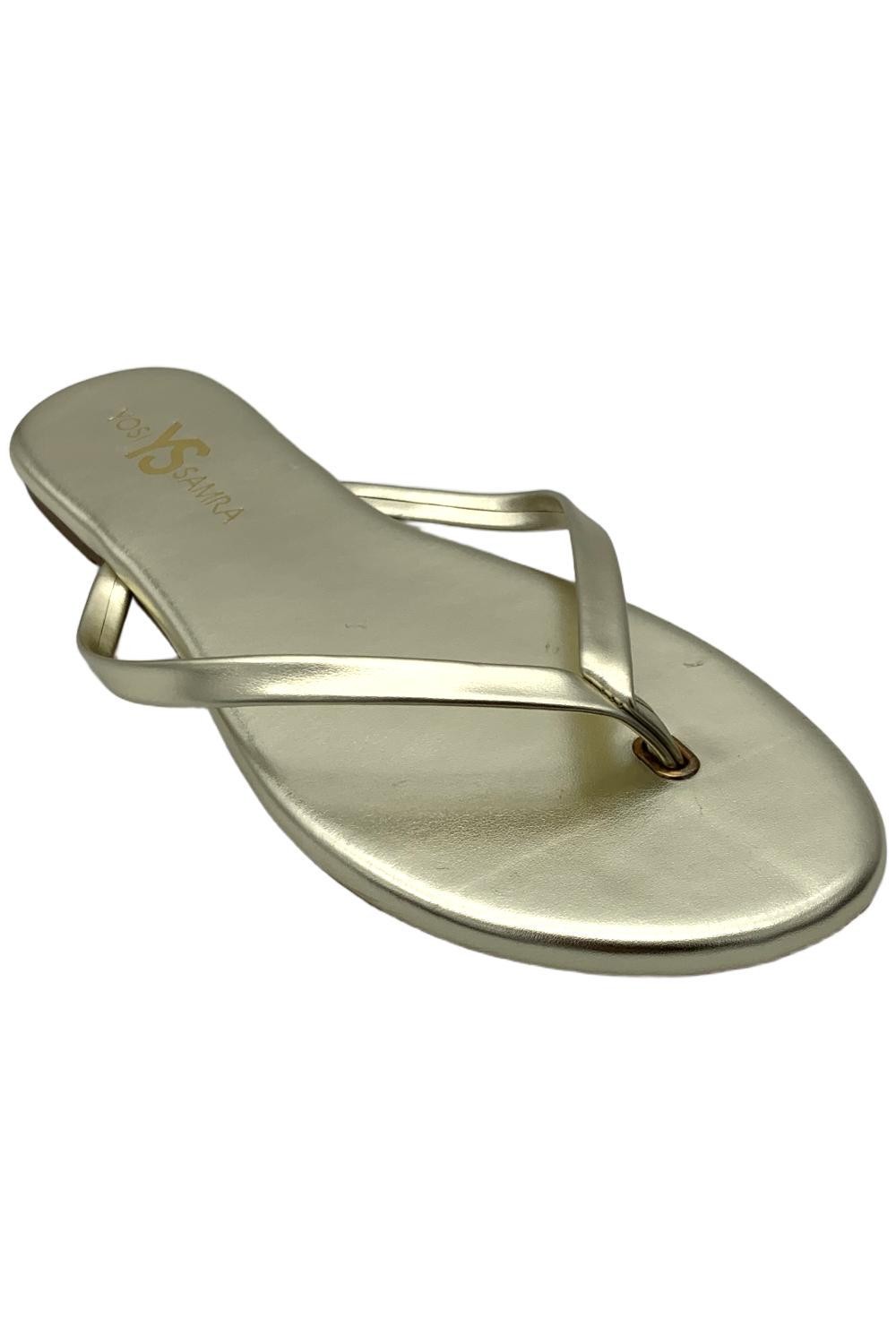Yosi Samra Women's Rivington Flip Flop Gold