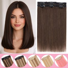 6Pieces 6Clips Mini Clip In 100 Remy Human Hair Extensions Weft Thick One Piece