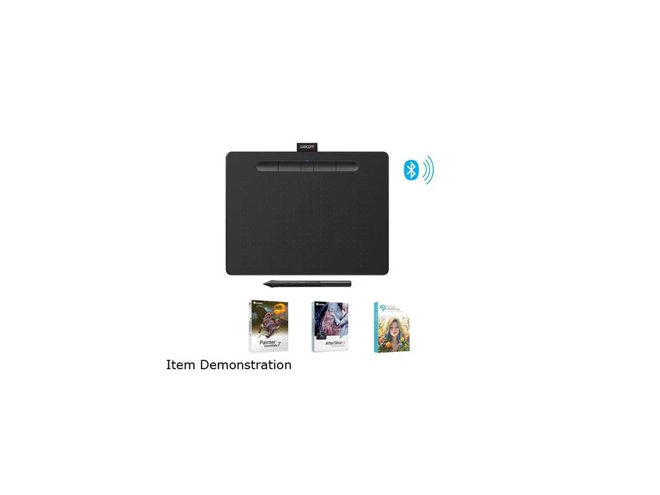 Wacom Intuos Medium Bluetooth Graphics Drawing Tablet, Portable for Teachers, - Image 4 of 4