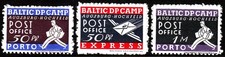 Stamp Label Estonia Lithuania 1948 Baltic Displaced People Camp Augsburg MNG