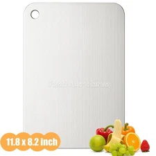 Titanium Cutting Board for Kitchen, Stainless Non Stick Chopping Board, Upgrade