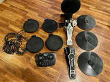 Simmons SD7PK Electronic Drum Kit 8-Pad w/ Module, Hi-Hat  Kick Pedals