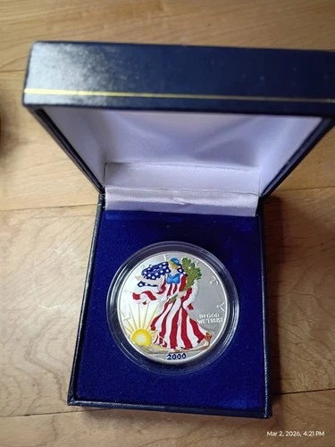 1 oz Fine Silver Coin USD American Silver Eagle Bullion  - NO RESERVE AUCTION