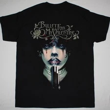 NEW BULLET FOR MY VALENTINE Band Album Cotton Black S-5XL T Shirt JU932