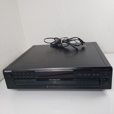 Sony CDP-C260Z 5-Disc Carousel CD Changer Player Black Digital Servo System