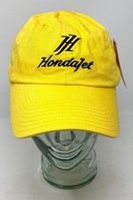 American Needle HondaJet Yellow Adjustable Strapback Cap Hat 100% Cotton NWT