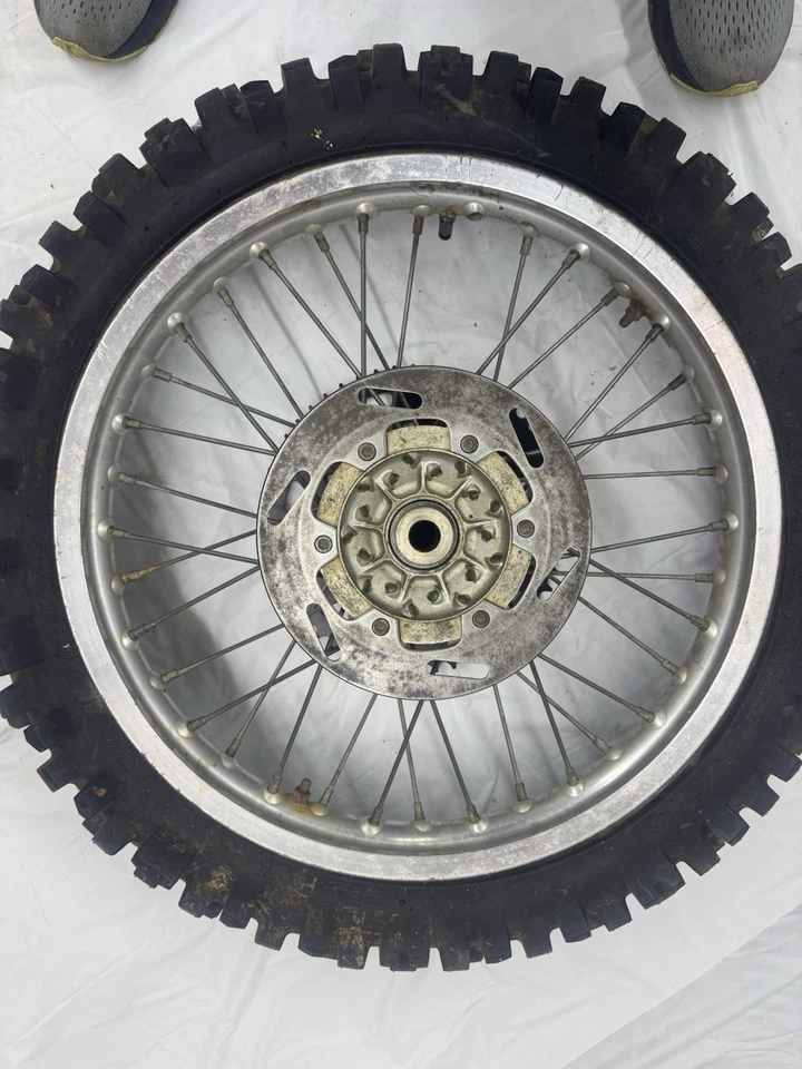 1993 90-98 Yamaha YZ250 YZ125 WR250 OEM заднее колесо обод ступицы спицы звездочка - Изображение 2 из 3