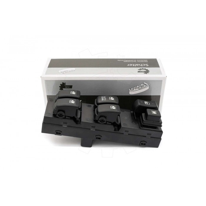 Platine Commande Lève Vitre pour Hyundai Tucson 2004-2009 Interrupteur Noir 935702E200DD