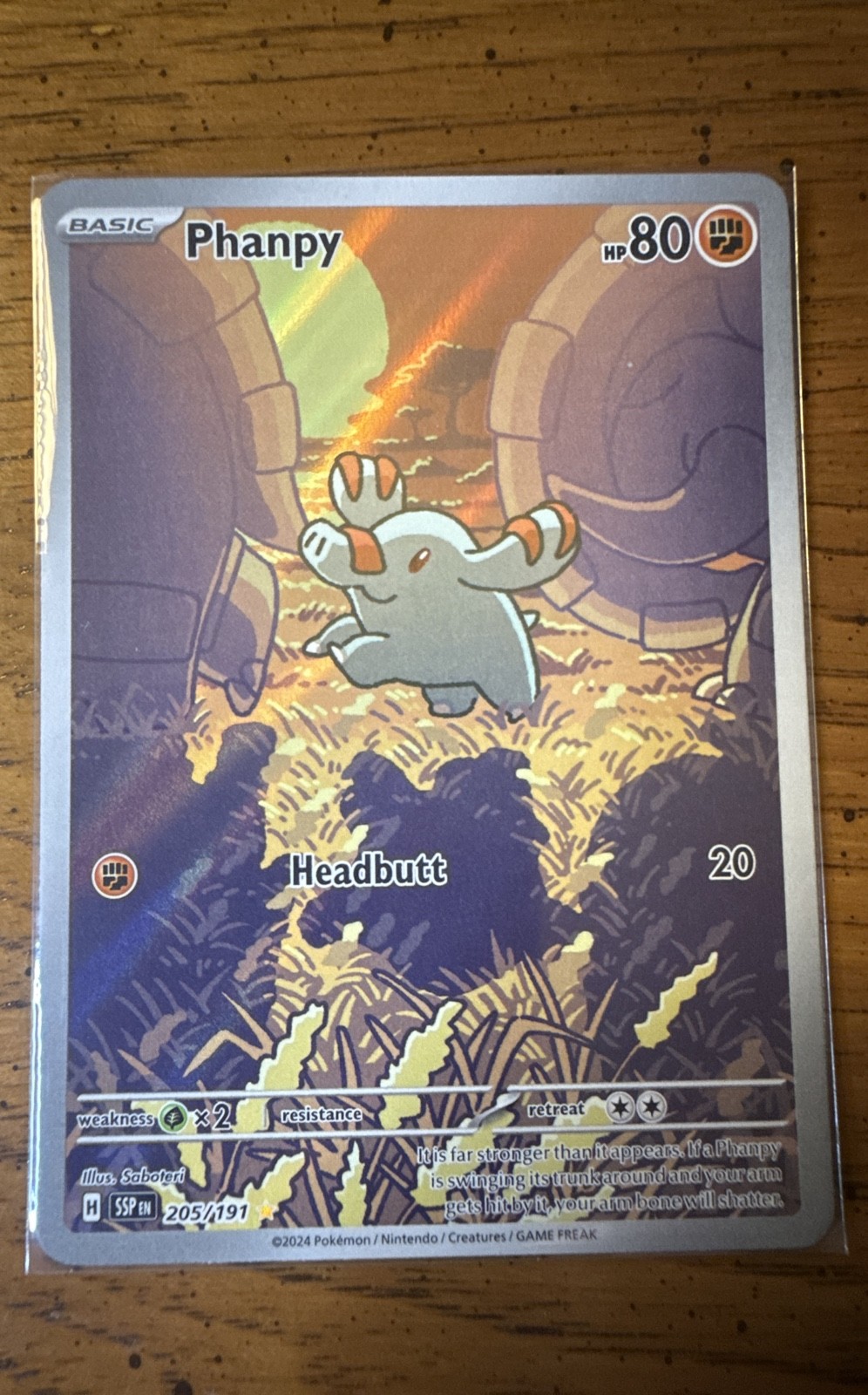 Phanpy 205/191 Sv08: Surging Sparks Holo