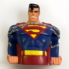 Vintage Superman Breaking Chains Coin Bank  DC Comics