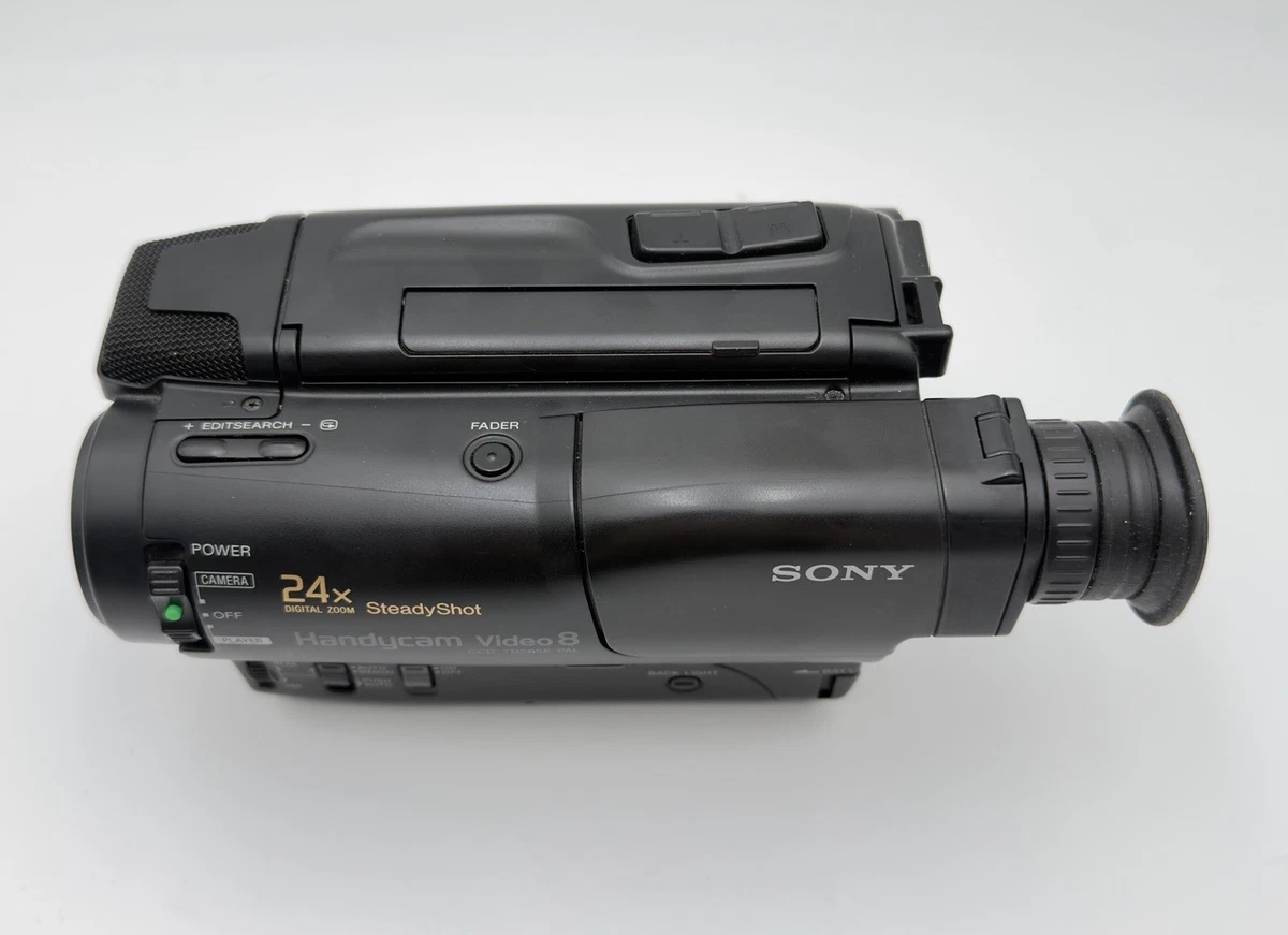 Videocámara Sony Video8 Handycam CCD-TR565E probada digitalización - sin cable
