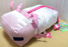 Minecraft Shiny Axolotl PINK Big Plush Toy doll 44cm