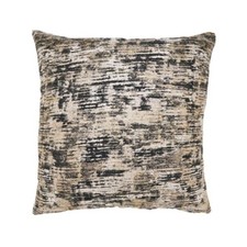 Saro Lifestyle 1232.BK20SP Textured Jacquard Poly Filled Throw Pillow - Black