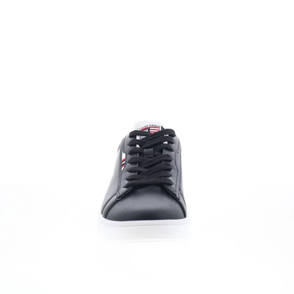 Phat Farm PFM526H10 baskets pour hommes en cuir noir - Photo 3/4