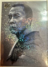 2025 Topps Star Wars Galaxy Chrome CHIRRUT IMWE Mini-Diamond Refractor #67 Read