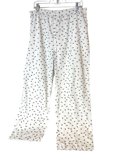 Pantaloni Pigiama Land's End All Over Stampa Formiche Insetti Picnic Tg Large 36/38 - Foto 2 di 8