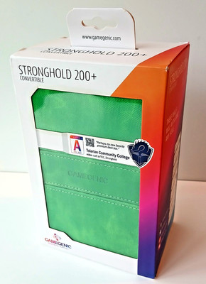 Gamegenic Stronghold 200+ XL Convertible Karten Deck Aufbewahrungsbox Grün Pokemon MTG