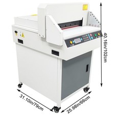 110V 17.7'' Electric Numerical Control Cutting Machine Cutting Thickness 1.97''