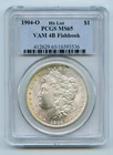 1904-O Morgan Silver Dollar $1 Hit List VAM 4B Fishhook PCGS MS65