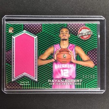 2022-23 Topps Chrome Nbl Rayan Rupert Authentic Relics Rookie Jersey Green 74/99