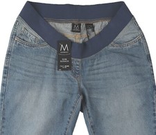 Womens Slim Slouch Blue Maternity NEXT Jeans Size 12 Regular RRP £30 LABEL FAULT