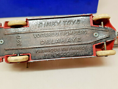Dinky Toys Auto Échelle De Pompiers Réf 32D - Boîte D'Origine Meccano France