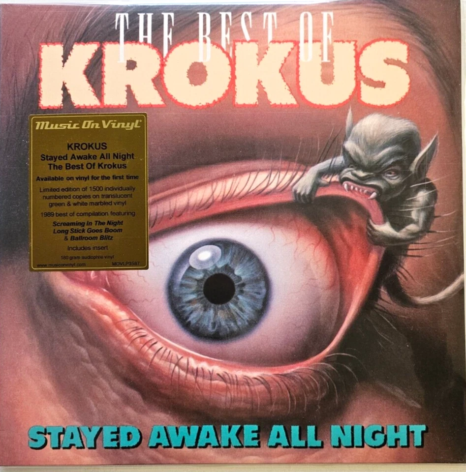 KROKUS Stayed Awake All Night LP Album vinyl record limited green numbered 180g - Image 2 of 4