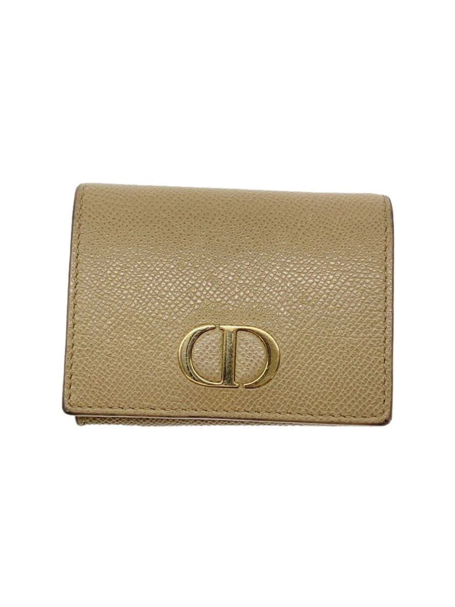 Portefeuille Christian Dior plié triple crème femme occasion