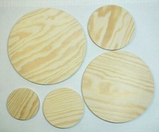 Runde Holzscheibe 8 mm Kiefer Sperrholz 8 10 15 18 20 25 30 50 cm Kreisscheibe