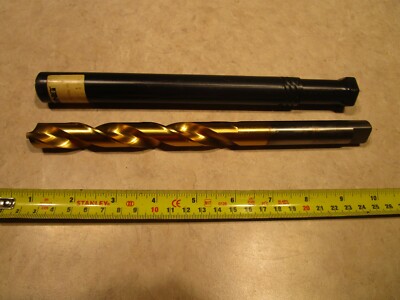 GUHRING 18mm High Speed Steel Straight Shank TIN COATED 10''OAL, E0147