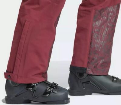 NEW $400 ADIDAS TERREX TECHROCK 3L PCN ALPINE SKI SNOW PANTS RED