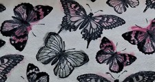 1 Yard Butterfly Print 100 Cotton Snuggle Flannel Fabric BTY Butterflies
