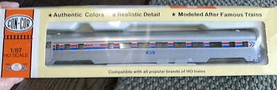 Con-Cor HO Kit #0001-00710E  85  Corrugated Coach Amtrak NIB