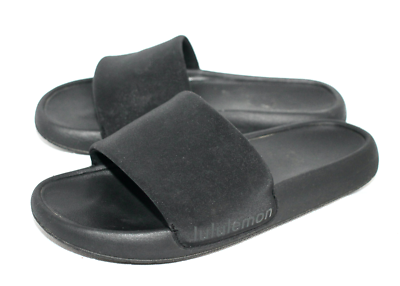 LULULEMON Restfeel Slide Sandal Women Size 6 Black Recovery  display picture 2