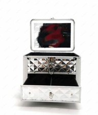 x Cofanetto Valigetta Box Porta Trucco Make Up Scomparti Con Specchio 978 bal