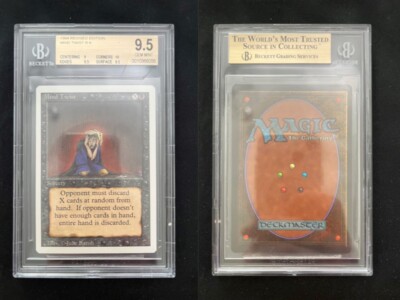 Mind Twist REVISED Mtg MINT Graded BGS 9.5 BASIC+ (9/10/9.5/9.5) POP 17