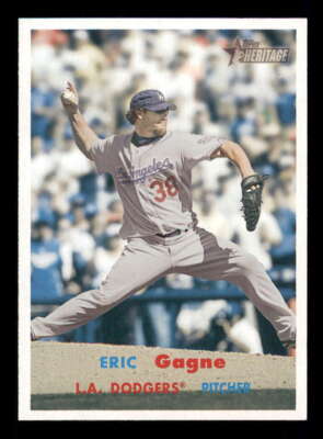 2006 Topps Heritage #302 Eric Gagne (SP/Short Print) Dodgers z